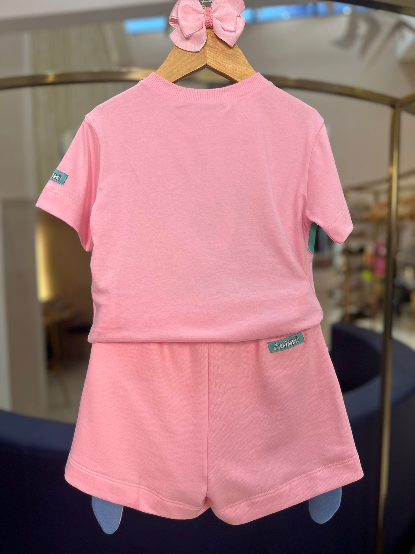 Conjunto Infantil Stitch Blossom - Animê