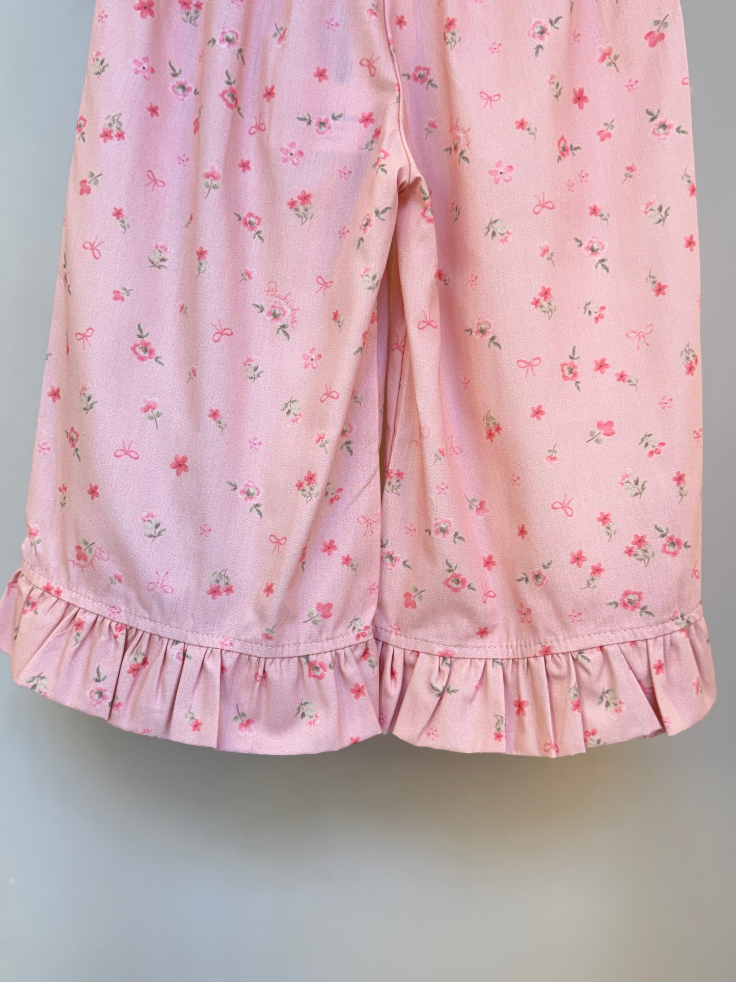 Calça Infantil Pantacourt Mini Flores - Pituchinhus