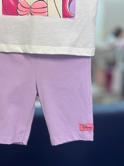 Conjunto Infantil Mermaid Blusa e Legging Lilás - Momi