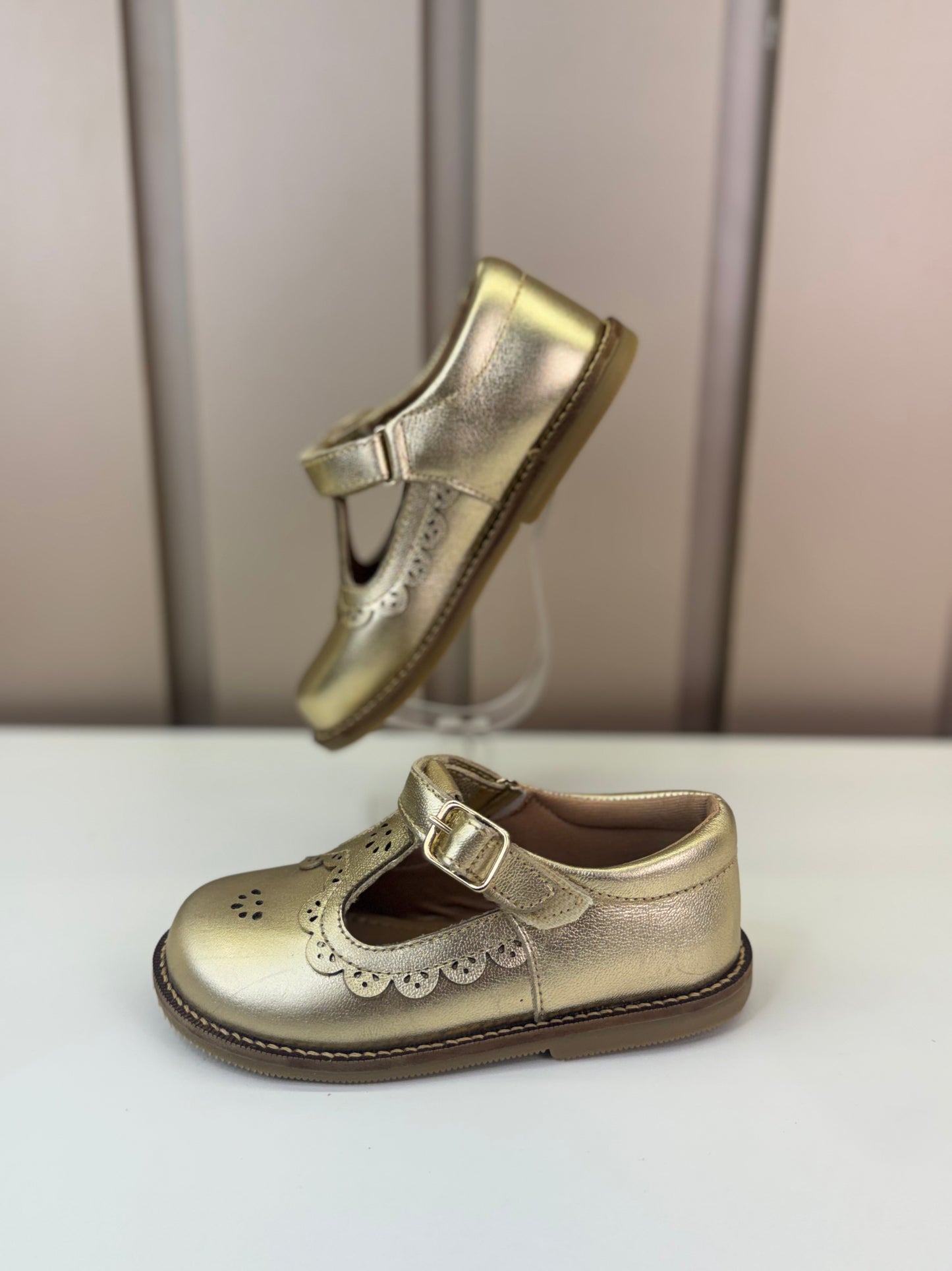 Sapato Infantil Serena Dourado - Gracia