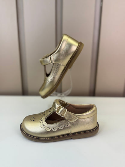 Sapato Infantil Serena Dourado - Gracia