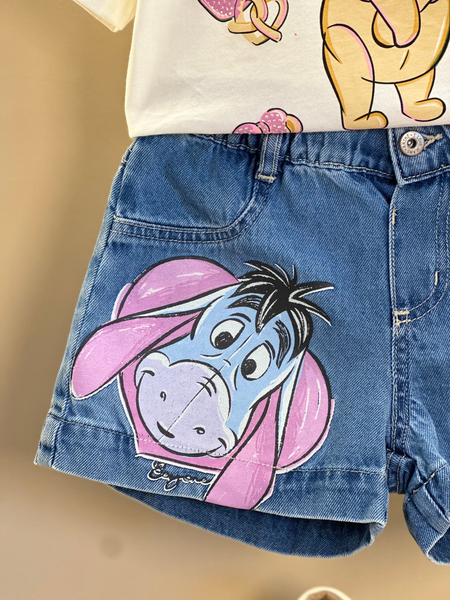 Blusa Infantil Ursinho Pooh Pérola - Momi Mini