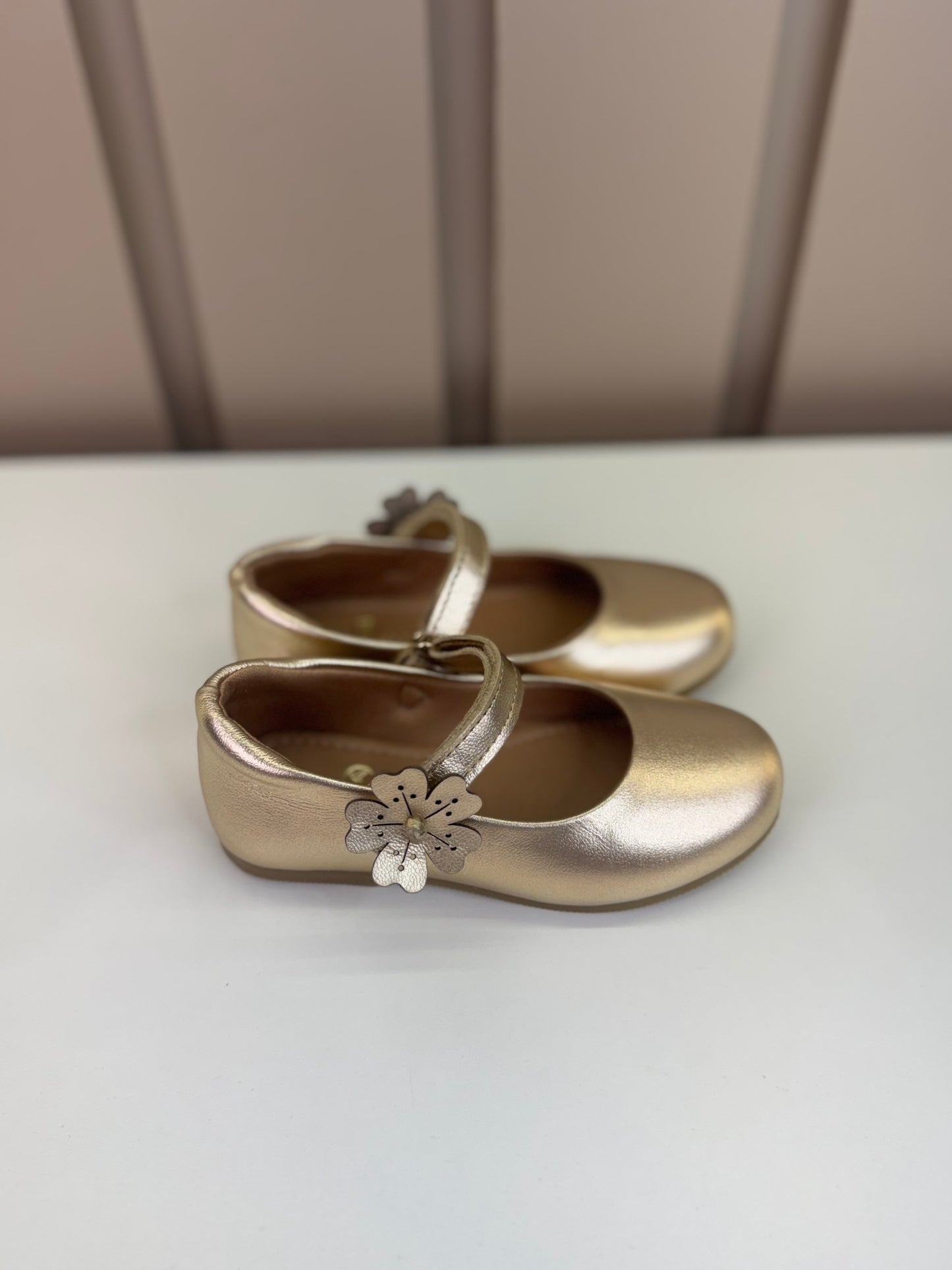 Sapatilha Infantil Heloísa Dourada - Gracia