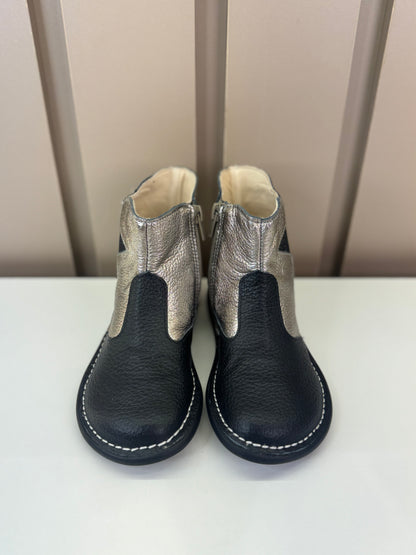 Bota Infantil Galáxia Preto e Metal - Petit Cheval