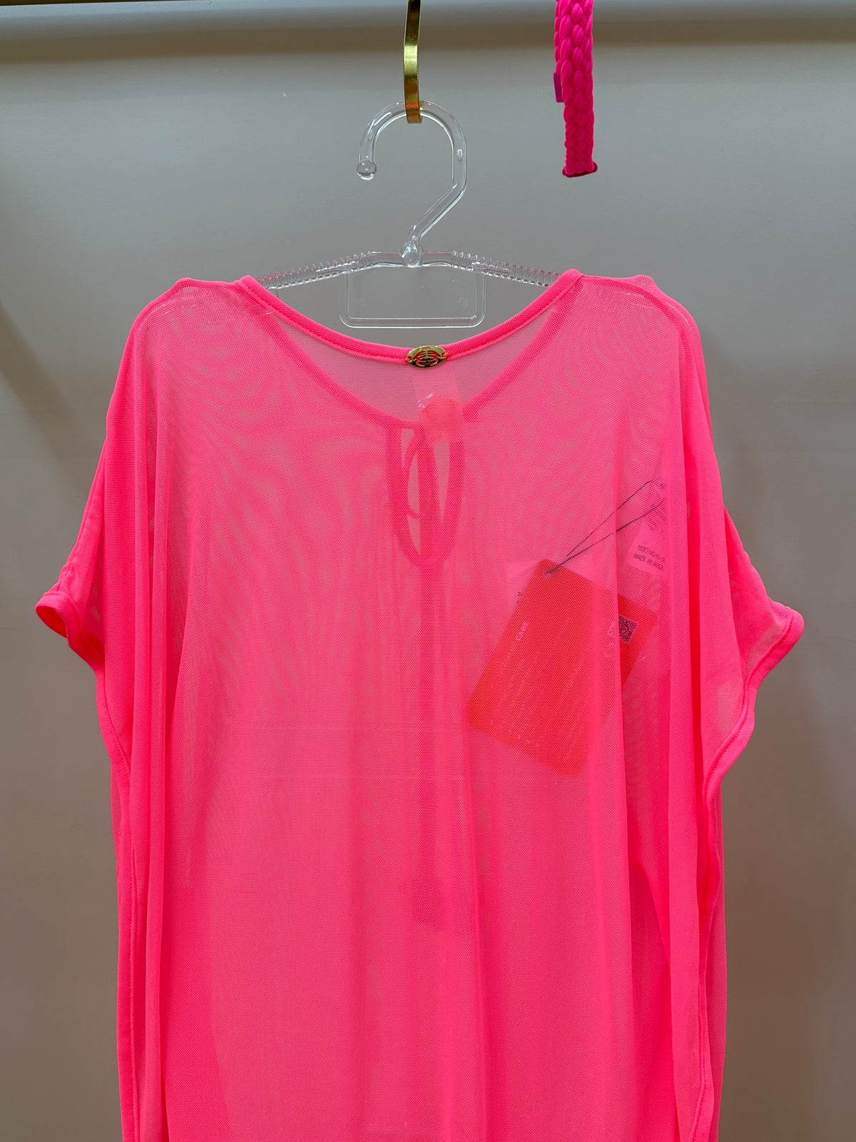 Kaftan Infantil Iris Rosa Fluor - Siri Kids
