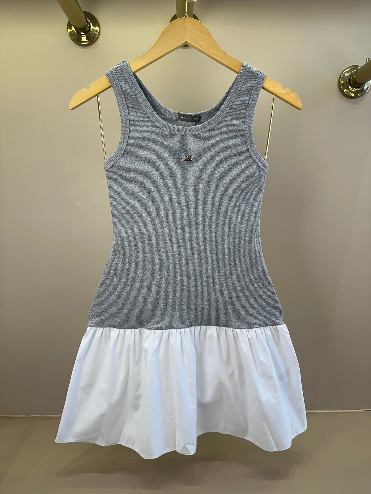 Vestido Teen Biocolor Saia Branca - Vanilla Cream