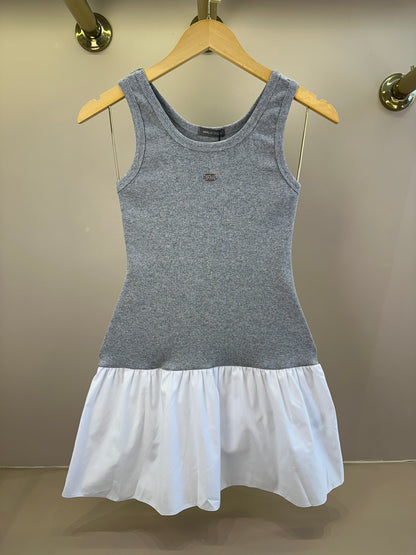 Vestido Teen Biocolor Saia Branca - Vanilla Cream
