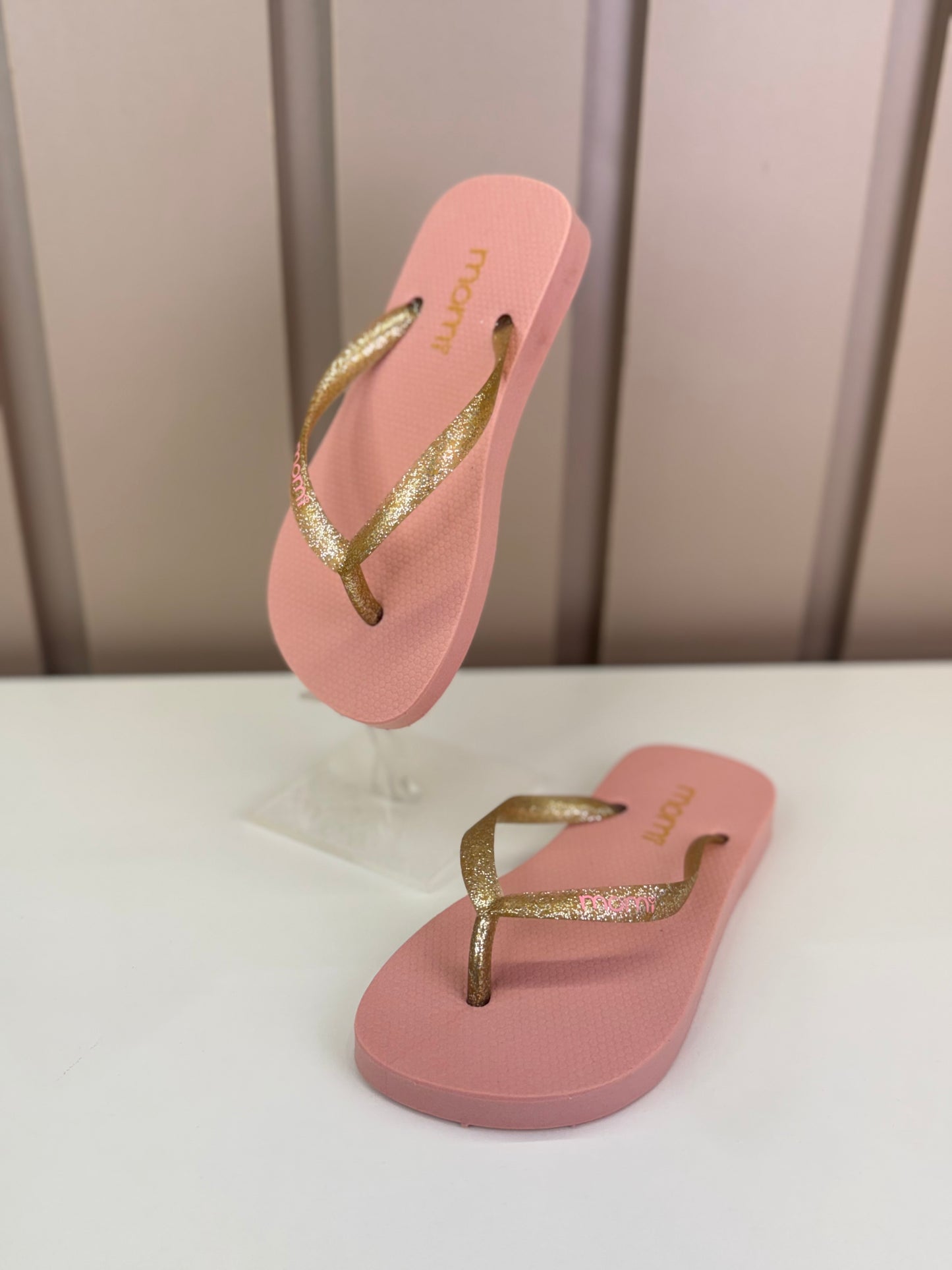 Chinelo Infantil Flip Rosa Neon - Momi