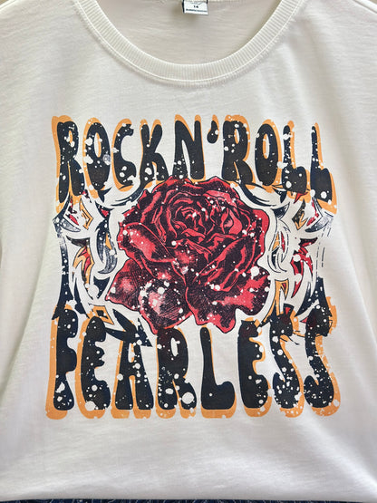 Conjunto Teen Camiseta Over e Saia Balonê Paisley Jeans - Two In