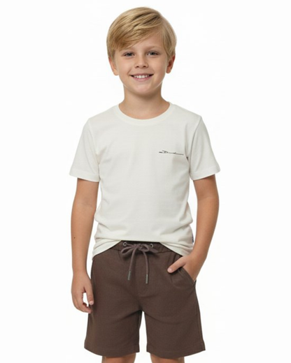 Camiseta Infantil Algodão Abstrata - Dudes