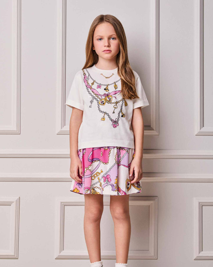 Conjunto Infantil Blusa e Saia Essentials Disney - Animê