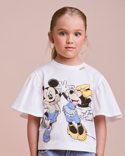 Blusa Infantil Mickey e Minnie Good Times - Animê