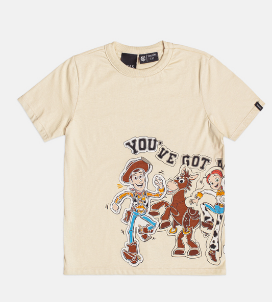 T-Shirt Infantil Estampa Toy Story Bege - Youccie