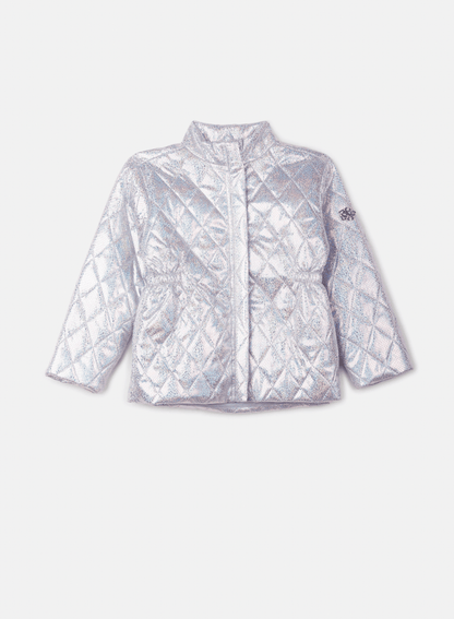 Jaqueta Puffer Metalizada - Animê - Gracia