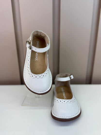 Sapato Infantil Patinete Branco - Petit Cheval