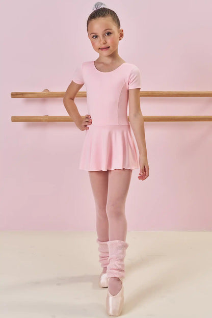 Collant Infantil Ballet MC Rosa Claro - Infanti