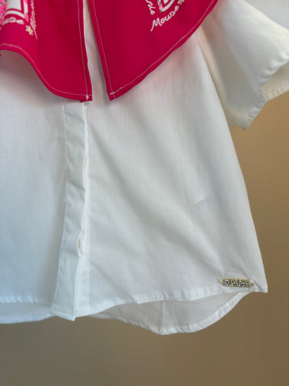 Camisa Infantil Maxi Gola Minnie - Animê