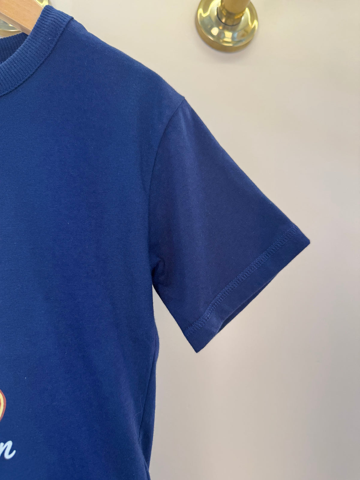 Conjunto Infantil T - Shirt Little Bear e Bermuda Azul Marinho - Youccie