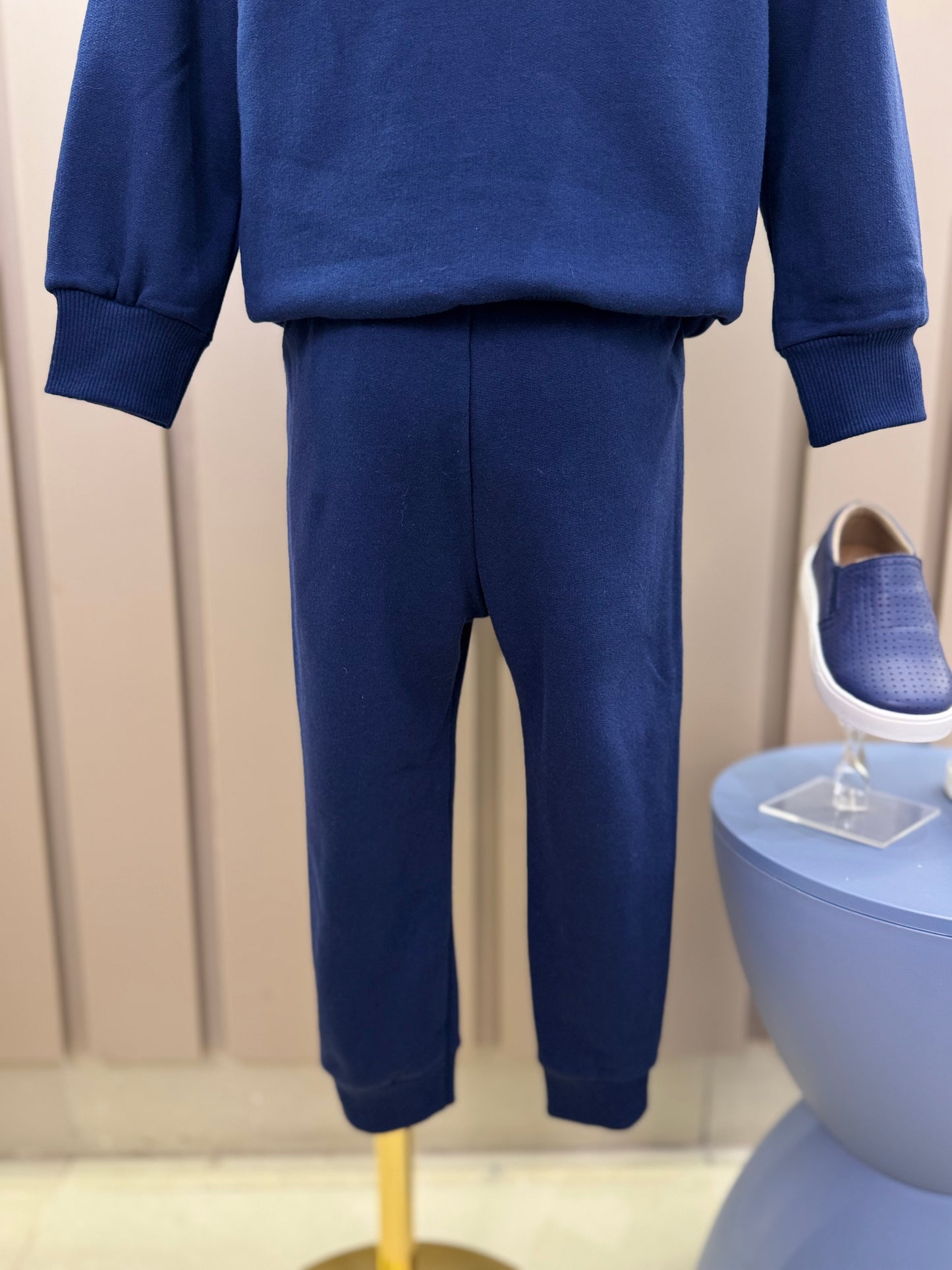 Conjunto Infantil Moletom YCC Ursinho Casaco e Calça Marinho - Youccie