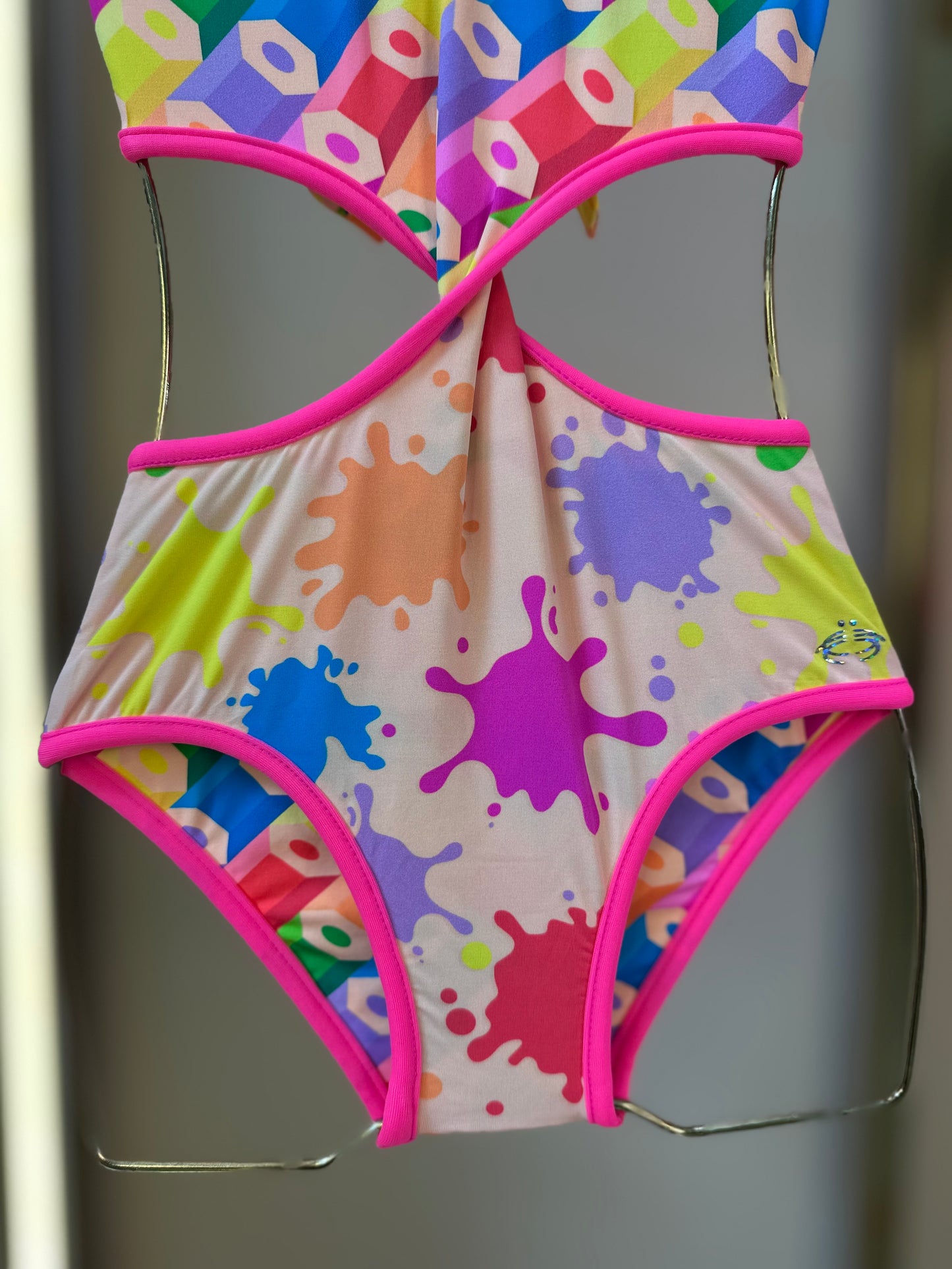 Maiô Infantil Carol Dupla Face Colorir - Siri Kids