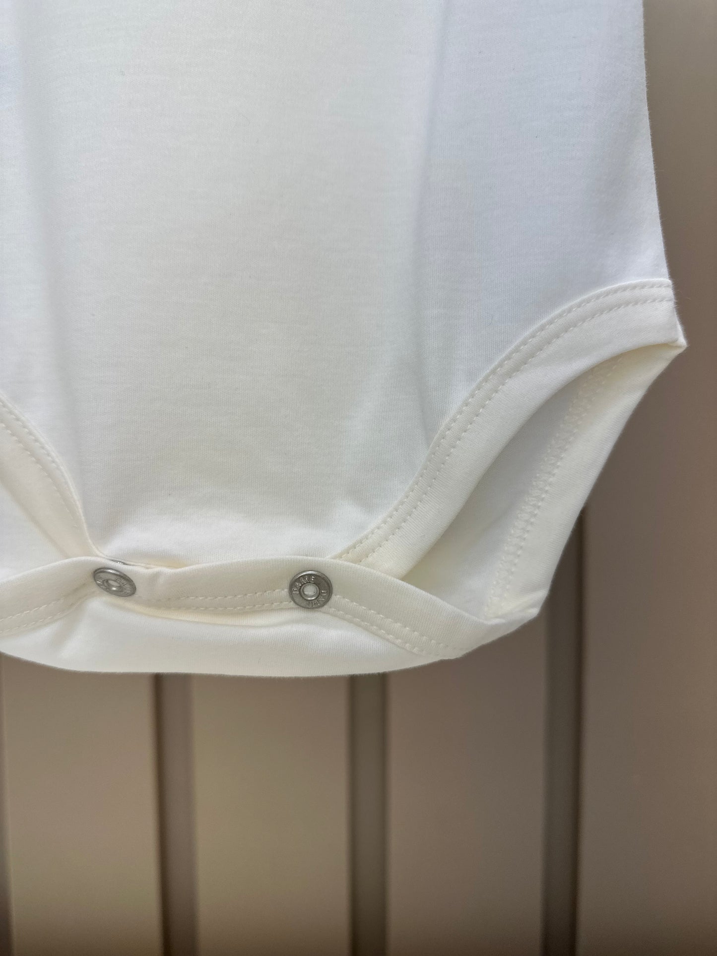 Body Bebê Algodão Pima Off White - Dame