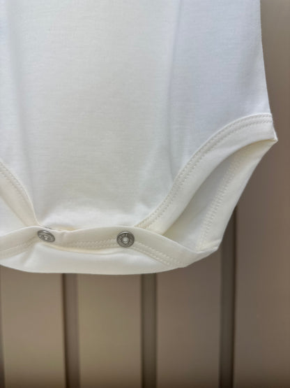 Body Bebê Algodão Pima Off White - Dame