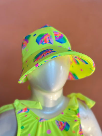 Viseira Infantil Proteção UV Malu Cupcake - Siri Kids