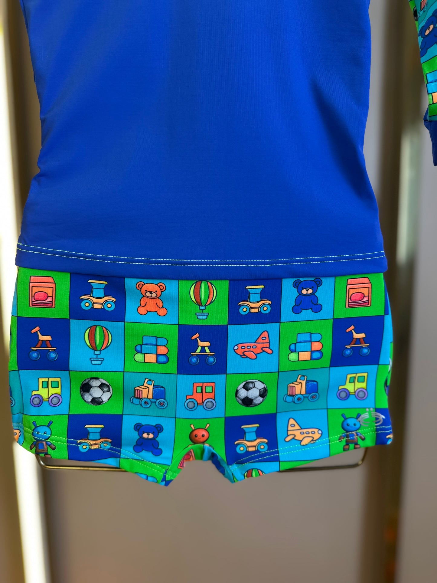 Conjunto Bebê Blusa Proteção e Sunga Lucca Toy - Siri Kids