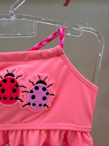 Biquíni Infantil Cropped Malu Est Joaninha - Siri Kids