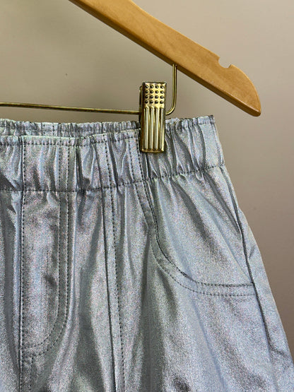Shorts Infantil Bengaline Metalizado - Momi