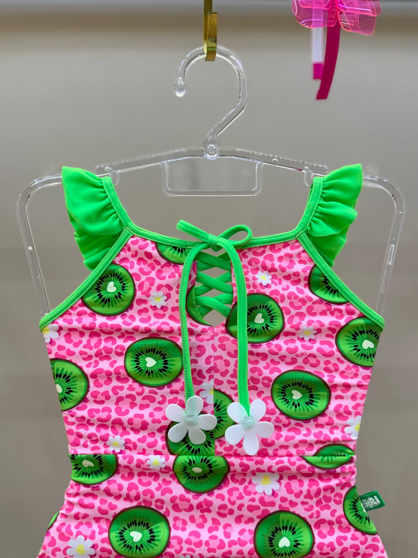 Maiô Infantil Inter Lana Aplic Est Kiwi - Siri Kids