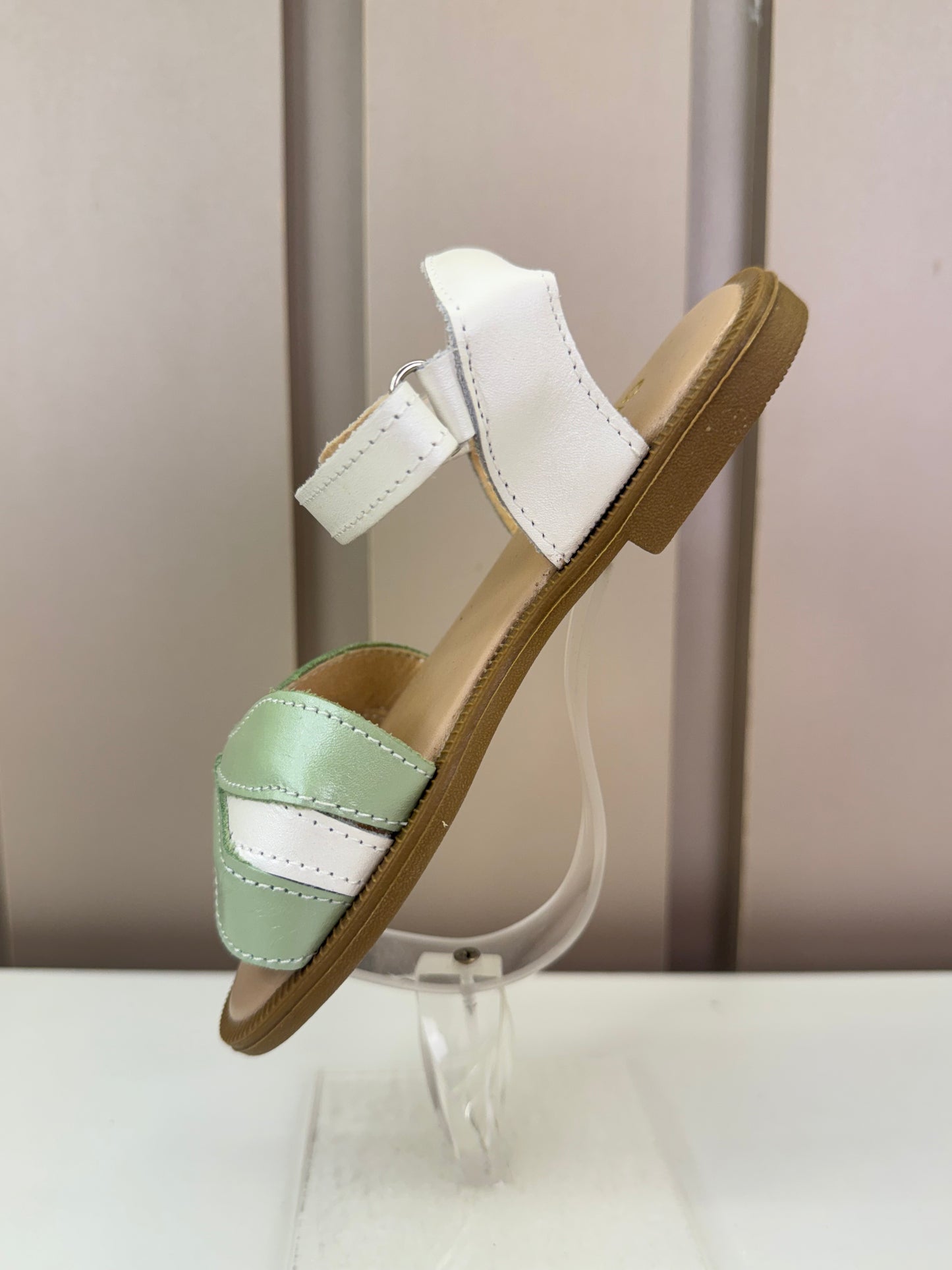 Sandália Infantil Flor Kiwi Branca Perolada - Gracia