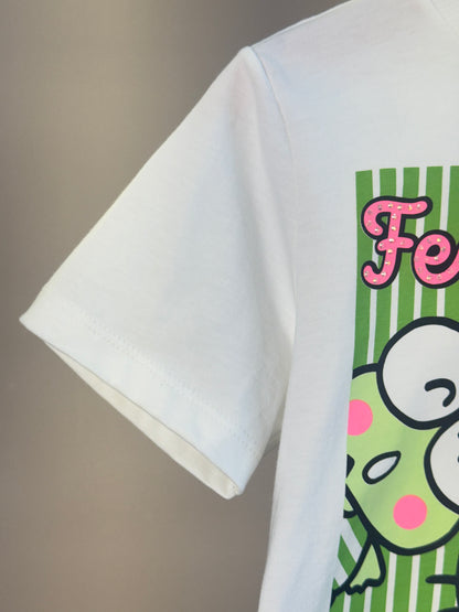 Conjunto Infantil Blusa Hello Kitty e Calça Legging Verde - Momi