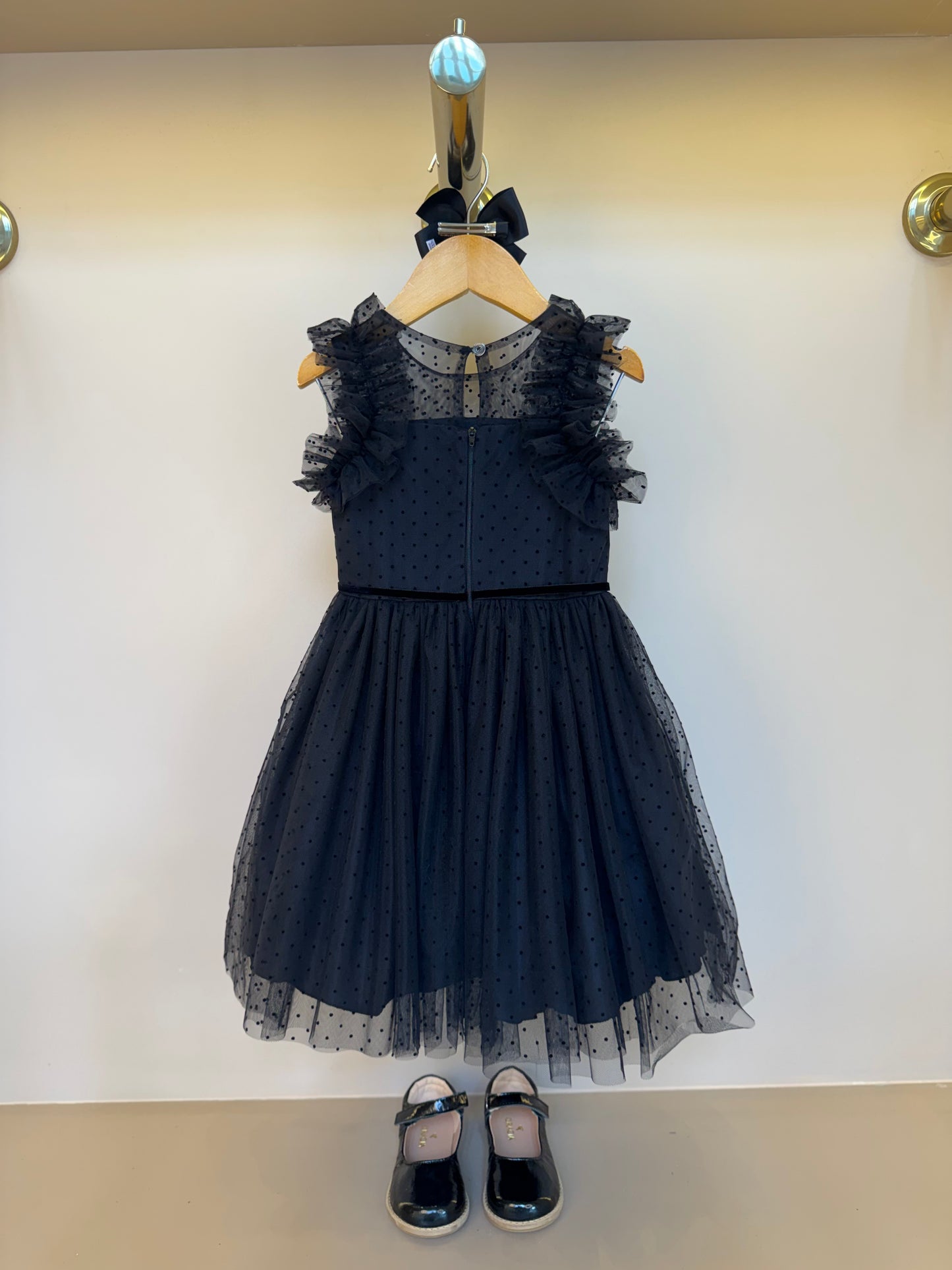 Vestido Infantil Tule Preto - Petit Cherie