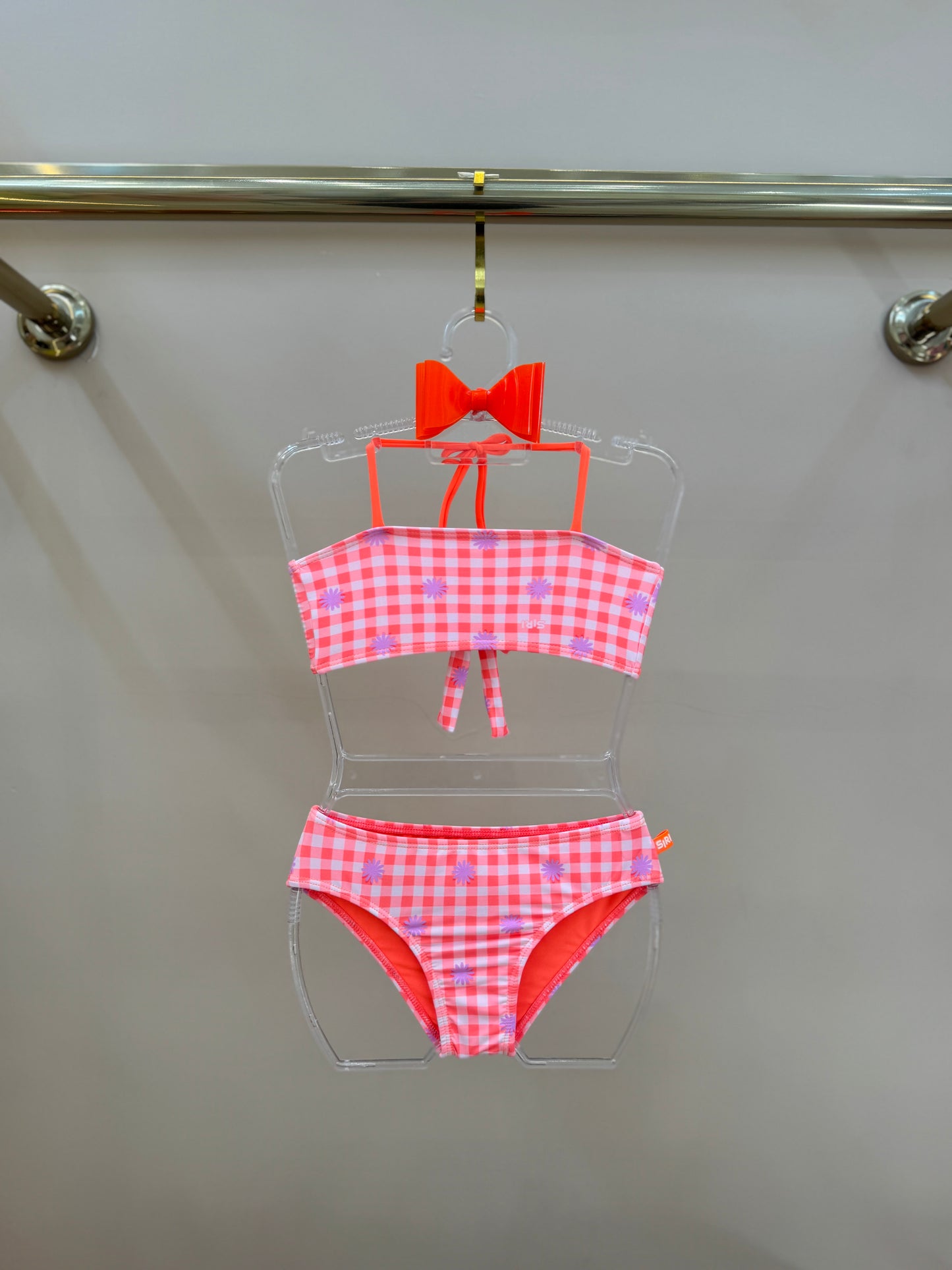Biquíni Infantil Trio Cropped ML Lara Aplic Hot Est Piquenique - Siri Kids