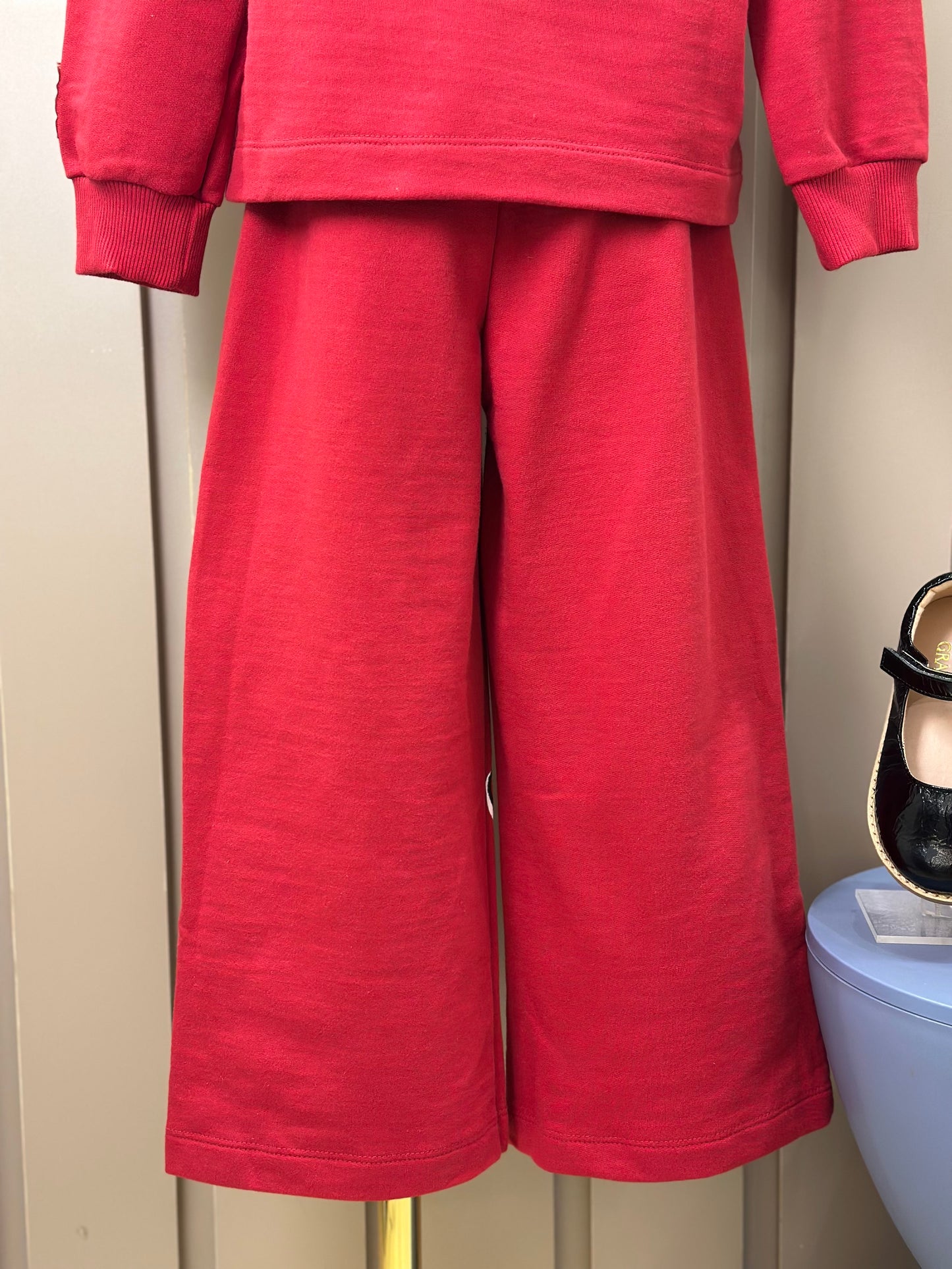 Conjunto Infantil Casaco e Calça Minnie Vermelho Berry - Animê