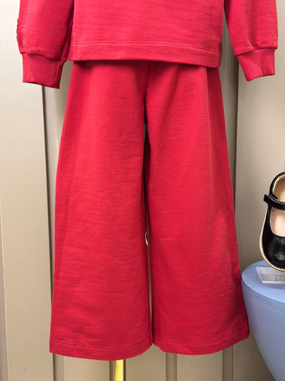 Conjunto Infantil Casaco e Calça Minnie Vermelho Berry - Animê