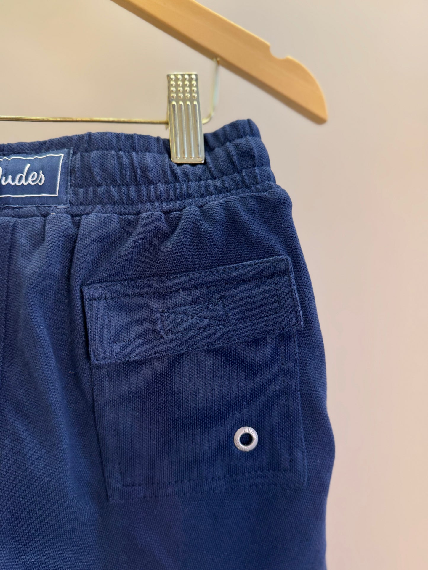 Shorts Infantil Piquet Cordão Marinho - Dudes