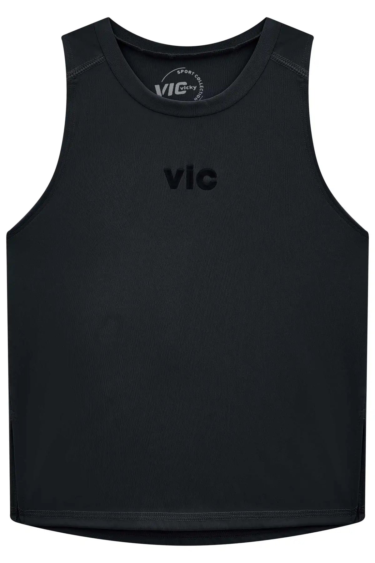 Regata Infantil Malha Poliamida UV50 Preta - Vic Vick