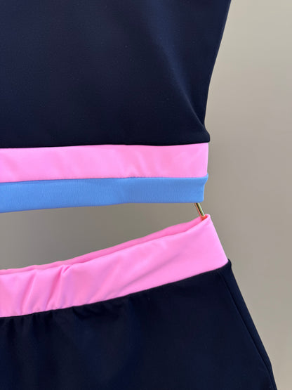 Conjunto Teen Top Cropped e Short-Saia - Vic Vick
