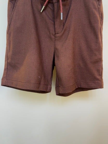 Bermuda Infantil Linho Marrom - Dudes
