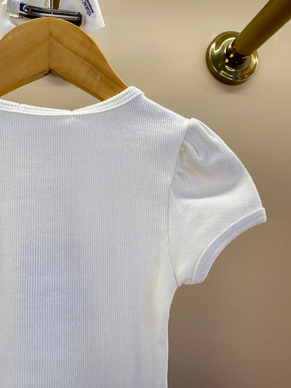 Blusa Infantil Off White de Renda nas Laterais - Gabriela Aquarela