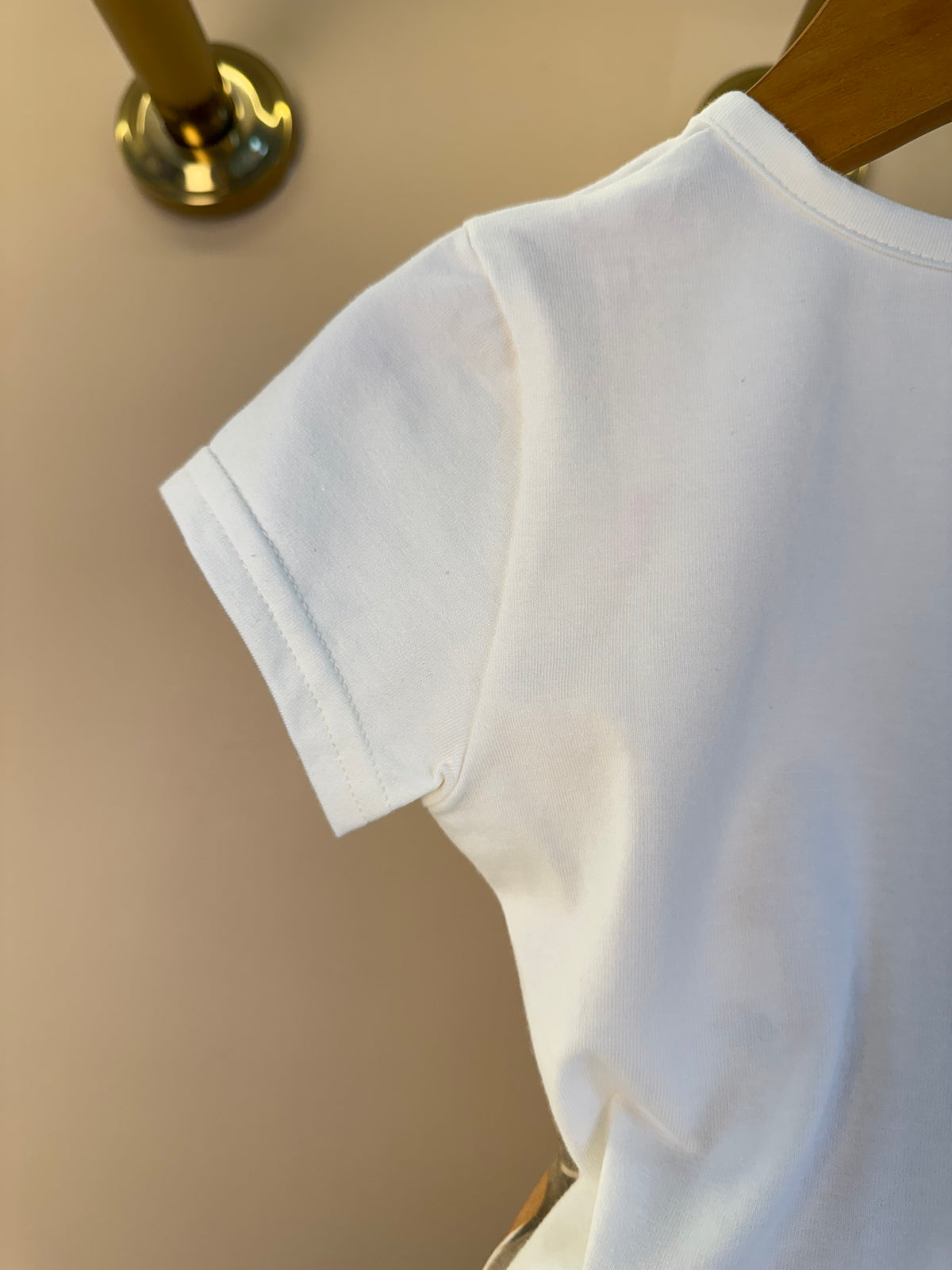 Blusa Infantil Cotton Ursinhas Laços de Cristais e Short Infantil Sarja Babados Ursinhos e Cristais - Pituchinhus