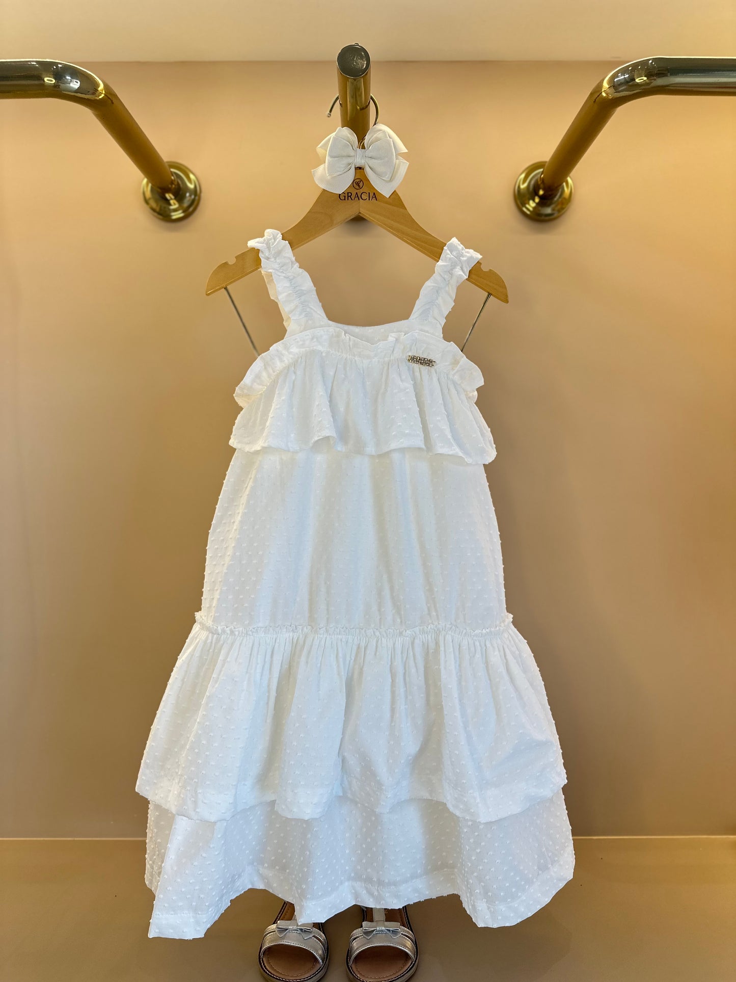 Vestido Infantil Babados Laise - Animê