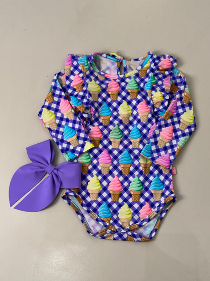Body Bebê Jaque Ice Cream - Siri Kids