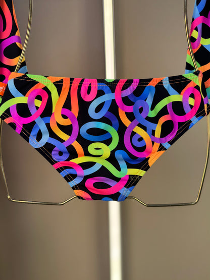 Biquíni Infantil Cropped ML Magali Embolada - Siri Kids