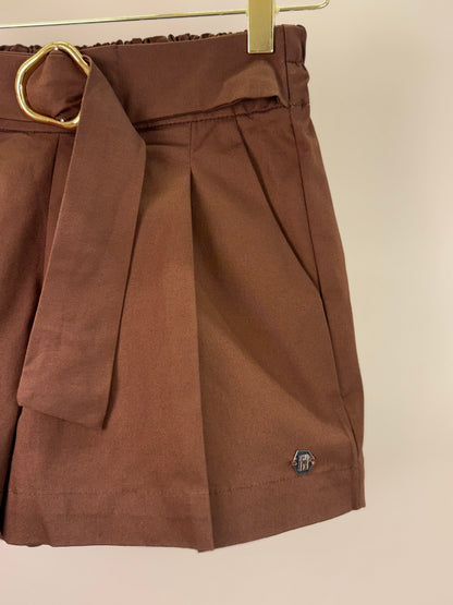 Conjunto Teen Blusa com Pregas e Shorts com Cinto - Two In