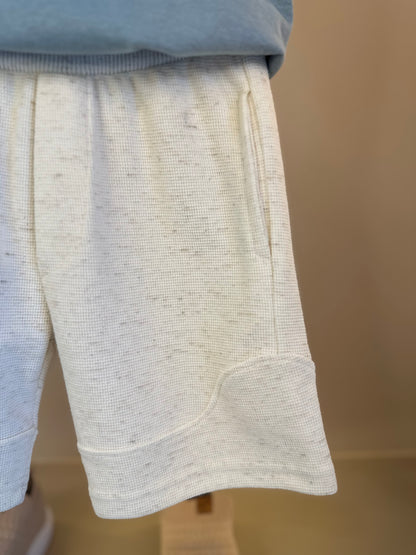 Conjunto Infantil Camiseta Algodão Teddy Conversível Malibu e Bermuda Moletom Algodão Linho - Dame