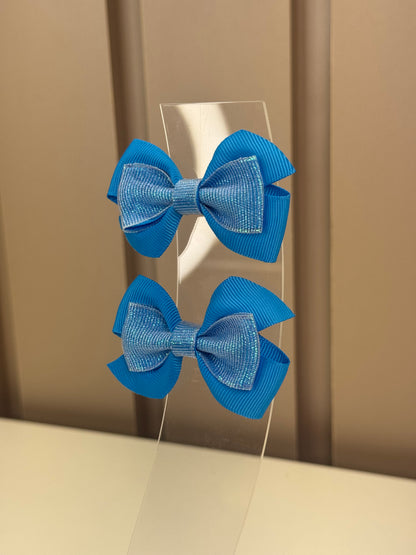 Laço Infantil Special Boreal Azul Celeste Parzinho P - Gracia