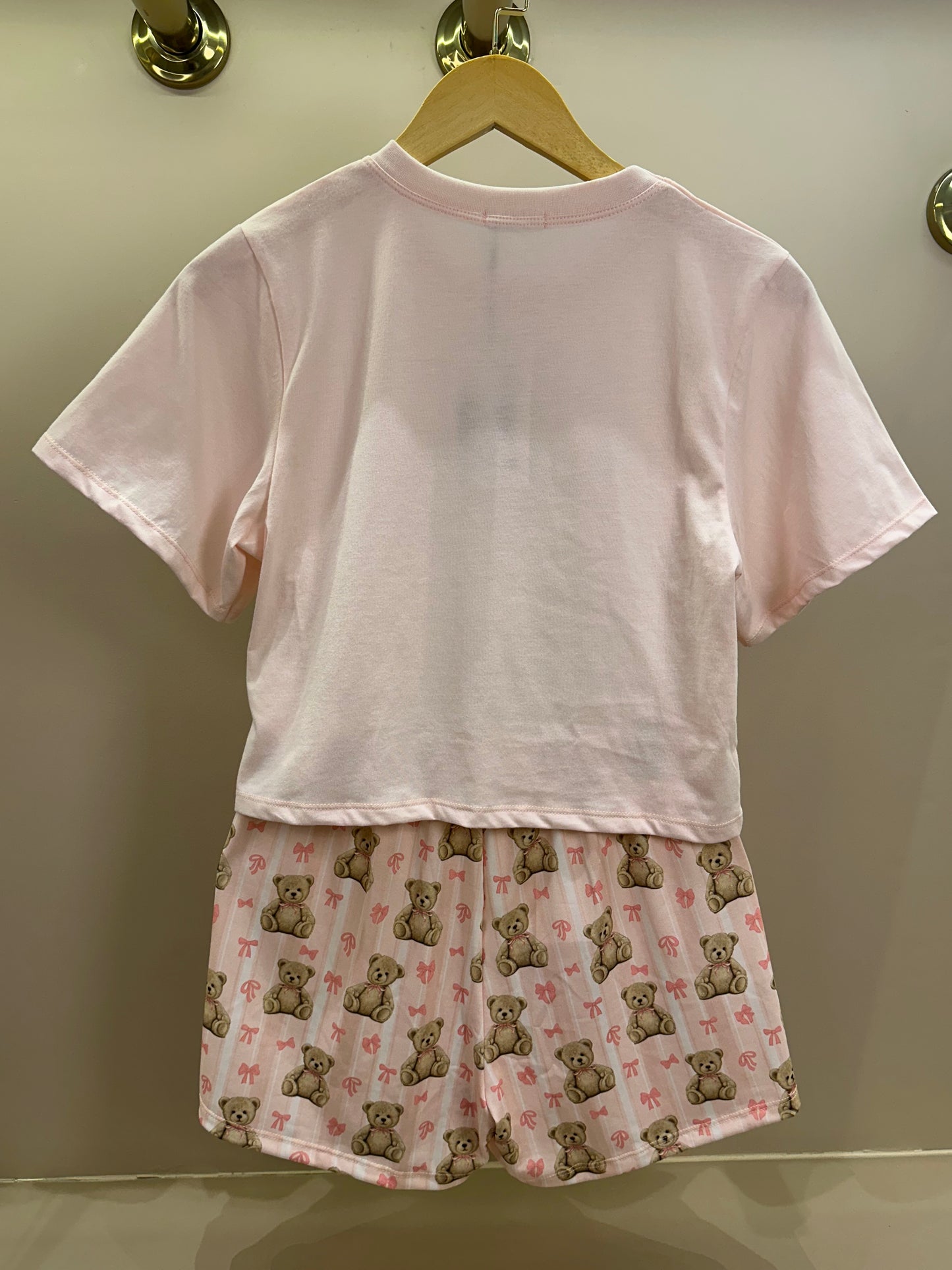 Pijama Teen Blusa e Short Rosa Claro - Vic Vick